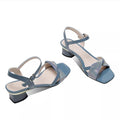 2026 New Summer Genuine Leather Flat Shoes with Single Ankle Strap - image 1